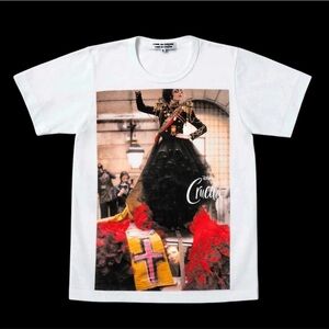 Rare! Comme des Garçons Cruella White T-Shirt, Size M